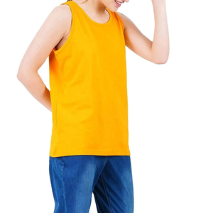 Customized XS Women's <b>Tops</b> Fashionable Sleeveless Halter Neck <b>Top</b> Breathable Halter <b>Tops</b> in Custom Wear Yellow Regular Length - Product Image 4