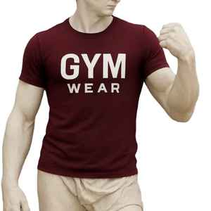 T-shirt de sport pour homme, tendance du moment, produit en promotion, léger et respirant, avec design personnalisé. - Product Image 4