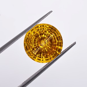Nanosital de Alta Calidad, Nano Citrino, Topacio de Color, Grado AAA, Corte Cóncavo, Suelto para Joyería, Facetado, Forma de Media Sombrilla, Personalizable - Product Image 1