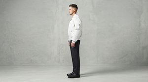 Veste bomber pour homme Greek Wear Sorority Products, fermeture éclair intégrale, poignets côtelés, vêtements d'extérieur décontractés - Product Image 4