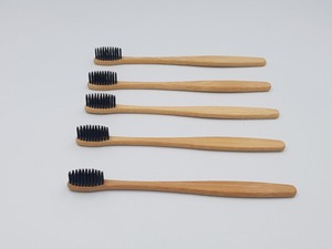 แปรงสีฟันไม้ไผ่บัวสีน้ำเงินแปรงธรรมชาติน้ำหนักเบาสำหรับ2025 - Product Image 4