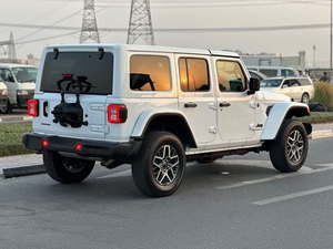 Used 2024 Jeep Wrangler Unlimited Sedan Sahara White Light Leather R21 Turbo Left <b>Hand</b> 4.1-6L V4 Petrol Engine Automatic - Product Image 6