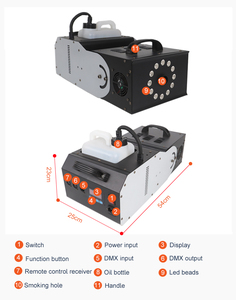 <span class=keywords><strong>Machine</strong></span> à <span class=keywords><strong>fumée</strong></span> LED multi-effets 3000w pour événements de mariage, discothèques, extérieur, DMX, <span class=keywords><strong>machine</strong></span> à <span class=keywords><strong>fumée</strong></span> <span class=keywords><strong>lourde</strong></span> - Product Image 6