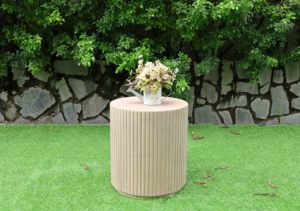 โต๊ะกาแฟคอนกรีตสีขาว ดีไซน์ทันสมัย สำหรับใช้งานกลางแจ้ง หรูหรา กันน้ำ ทนทาน รับประกันคุณภาพ - Product Image 5