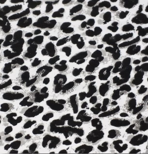 White Black Leopard Color