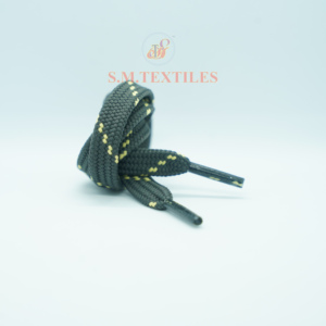 Flat Polyester Multi Color Draw <b>Cord</b> with Plastic Tipping Custom Woven Drawstring for Garments Bags and Accessories - Product Image 3