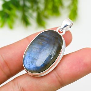 Luxury 925 <b>Silver</b> Statement <b>Necklace</b> - Product Image 4