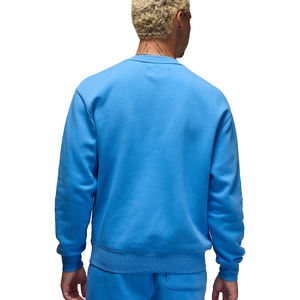 เสื้อสเวตเชิ้ตผ้าฝ้ายผสมสำหรับผู้ชาย สไตล์พื้นฐาน เนื้อผ้านุ่ม สวมใส่สบาย แขนยาว คอกลม ใส่ได้ทุกวัน สตรีทแวร์ลำลอง - Product Image 2