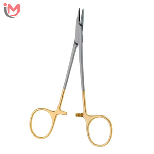 Vente en gros de forceps porte-aiguilles dentaires et chirurgicaux personnalisés de haute qualité, TC et non-TC, demi-or, OEM - Product Image 2