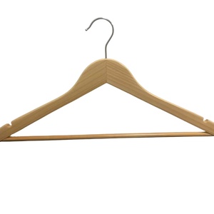 Wholesale Eco-Friendly Durable Stainless Steel Wooden Hangers Lacquer Finish | Customized Logo | Single Tier | Multifunction - Product Image 6