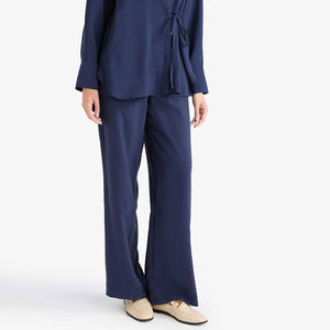 กางเกงวอร์มขาบานปักโลโก้ตามสั่ง สำหรับผู้ชาย ผู้หญิง และทุกเพศทุกวัย กางเกงจ็อกเกอร์ลำลอง ผ้าฝ้ายฟลีซเนื้อหนา ระบายอากาศได้ดี - Product Image 3