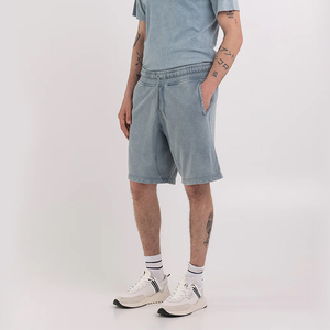 <b>Jeans</b> Style Summer Custom Patch Logo High Quality Vintage Manufacturer 100% Cotton Sweat <b>Men</b> Acid Wash Shorts - Product Image 3
