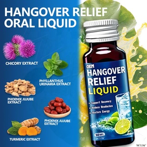 Boisson liquide orale contre la gueule de bois, <span class=keywords><strong>protection</strong></span> hépatique, récupération rapide, soutien au métabolisme de l'alcool, usine OEM - Product Image 5