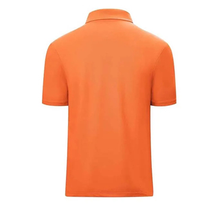 เสื้อยืดมีซิปสำหรับผู้ชายผ้าฝ้าย100% คุณภาพดีเสื้อยืดมีซิปสีพื้น - Product Image 2