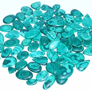 Natural Malachite Cabochon Loose Quartz Gemstone Fine Jewelry Making Gemstone Wholesale Lot Mix Shape - Product Image 5