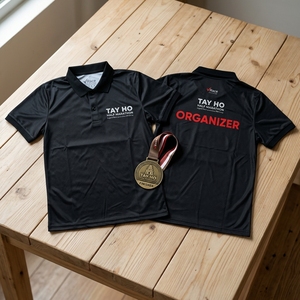 Camiseta Personalizada para Uso Diario, Unisex, Transpirable, Ligera, al por Mayor, Camiseta Polo Personalizada para Eventos de Maratón, Ropa Deportiva Transpirable para Personal - Product Image 4