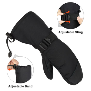 Gants de ski imperméables pour hommes et femmes, gants thermiques d'hiver pour snowboard, coupe-vent, compatibles avec les écrans tactiles, mitaines de neige camouflage, sports de montagne - Product Image 5