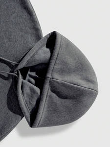 Sweat-shirt à capuche pour homme en coton épais, coupe oversize, avec logo imprimé motif couronne, 100% coton, style designer, ensemble de survêtement avec pantalon - Product Image 3