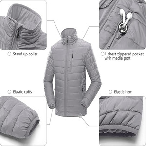 Lightweight Down <b>Jacket</b> Comfortable Puffer Coat Durable Quilted <b>Jacket</b> Windproof Winter Outerwear Down <b>Jacket</b> <b>for</b> <b>Men</b> Women - Product Image 2