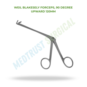 Blakesley Forceps 90 Degree Upward 120mm ENT Nasal Surgical Instrument - Product Image 2