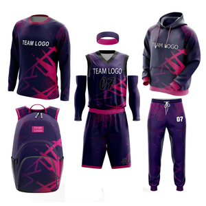 wholesale In Low Price Basketball Uniform Packages High Quality Sports Basketball Uniform Packages - Product Image 1