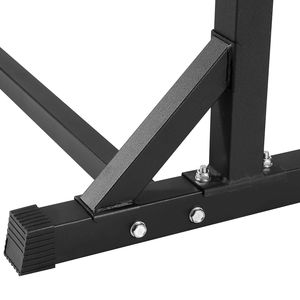 Stazione Dip Stand Robusta con Capacità di 800 Libbre, Altezza Regolabile, per Allenamento Fitness, in Acciaio - Product Image 5