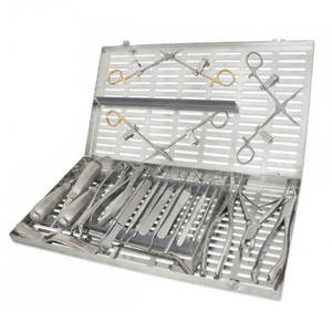 Kit Completo de Microcirugía Oral, Casete de Esterilización, Herramientas de Precisión de Acero Inoxidable, Manual, Reutilizable, Ligero y Ecológico - Product Image 1