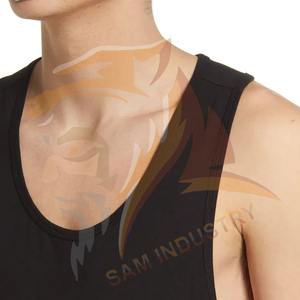 Débardeur Homme Sport Décontracté de Qualité Supérieure, Respirant, 100% Coton, Coupe Ample, Idéal pour la Gym et le Fitness – Meilleure Vente - Product Image 5