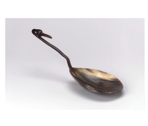 Bol de service de luxe en corne, écologique, pour fêtes, design moderne et minimaliste, tons bruns, poli, léger (0,4 kg), décoratif - Product Image 4