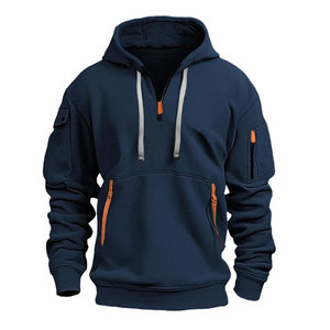 Nouveau sweat à capuche personnalisé pour homme, imprimé, décontracté, élégant, durable, 100% coton molletonné 280g, anti-boulochage, manches raglan - Product Image 5