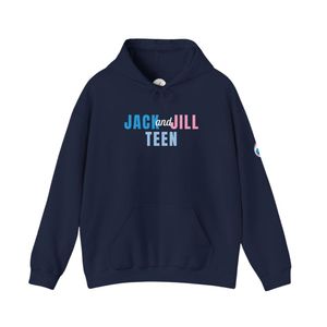 Sweat-shirt à capuche bleu pour adolescents, en molleton doux, à manches longues, décontracté, pour l'hiver, vêtements de mode - Product Image 2
