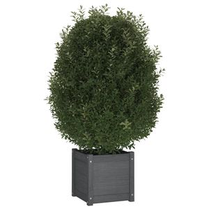 Ensemble de 2 jardinières en pin massif gris, durables et de taille moyenne, pour pots de fleurs et jardinières - Product Image 3