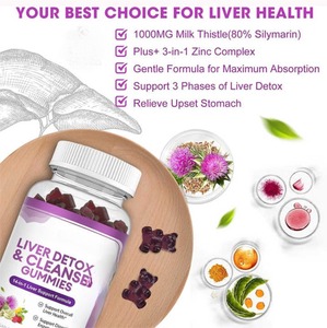 Gummies Détox et Nettoyage du Foie Naturelles de Qualité Supérieure pour le Bien-être Global – Complément Alimentaire Végétal pour le Soutien Quotidien et l'Équilibre - Product Image 5