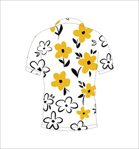 เสื้อโปโลพิมพ์ลายเดซี่แบบกำหนดเอง แขนสั้น สวมใส่สบาย เหมาะสำหรับกอล์ฟ เทนนิส ชุดทีมฤดูร้อน - Product Image 4