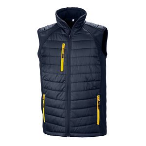 Gilet matelassé sans manches pour homme avec logo personnalisé, chaud pour l'hiver, respirant, décontracté, service OEM - Product Image 6