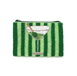 ของขวัญ งานฝีมือ ลูกปัด งานปักลูกปัด ผ้าฝ้าย กระเป๋าใส่เหรียญทำมือ สไตล์วินเทจ งานเย็บปักถักร้อย ลูกปัดเม็ดเล็ก งานปักลายชาติพันธุ์ แฟชั่น - Product Image 1