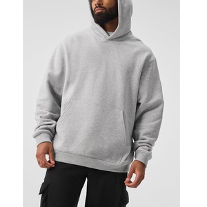 เสื้อฮู้ดดี้ผู้ชายผ้าฝ้ายราคาส่ง ดีไซน์เรียบง่าย ปรับแต่งได้ ทรงหลวม ไซส์ใหญ่ มีสไตล์ สีพื้น จากบังกลาเทศ - Product Image 4