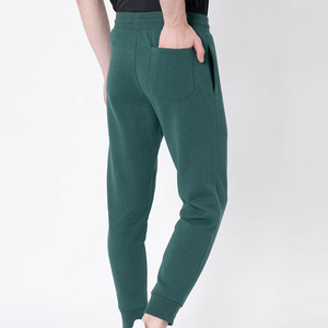 Daizen Star Men's Green Polyester/Cotton Quick Dry Midweight Sweatpants Elastic Waist Drawstring Pockets Casual Joggers - Product Image 3
