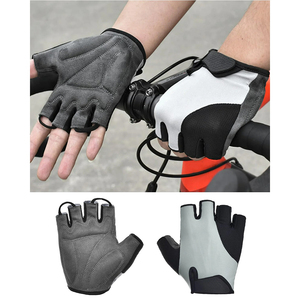 Wholesale Cycling Gloves For Adult <b>Half</b> Finger Quick Dry High Speed Racing Breathable Anti <b>Slip</b> UV Protection Hook Loop Gloves - Product Image 6