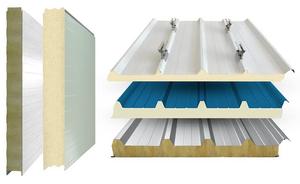 Panel Sándwich de Poliuretano de 30 mm, Panel Aislado de Espuma de Poliuretano para Edificios Industriales, Almacenes, Fábricas y Oficinas - Product Image 2