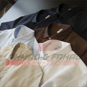 เสื้อเชิ้ต ODM 6 สี ระบายอากาศได้ดี สไตล์ลำลอง สำหรับฤดูร้อน ดูไบ - Product Image 3