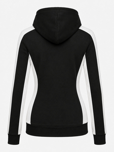Women's <b>Crystal</b> Decor Hoodie Soft Fleece Pullover Sweatshirt Warm Casual Hooded Fashion <b>Top</b> for Autumn Winter Days - Product Image 2