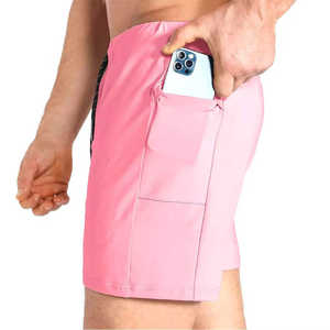 Pantalones Cortos Deportivos para Hombre, de Malla Transpirable, Casuales, para Gimnasio, Fitness, Entrenamiento y Ejercicio - Product Image 2