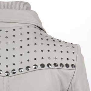 High Quality Women <b>Leather</b> <b>Jacket</b> Street Style Turn Down Collar Adjustable Cuffs Secure Closure Wholesale Custom <b>Leather</b> <b>Jacket</b> - Product Image 6