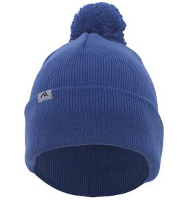 Wholesale Custom Blue Unisex Knit Cuffed Beanies <b>Winter</b> <b>Cap</b> Soft Warm Beanie Wool Blend Outdoor Sports Ear Protection <b>Cap</b> - Product Image 2