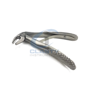 Forceps d'extraction dentaire en acier inoxydable, manuel, ergonomique, poignée moletée, classe I, 3 positions de mâchoires, outil de précision vétérinaire - Product Image 3