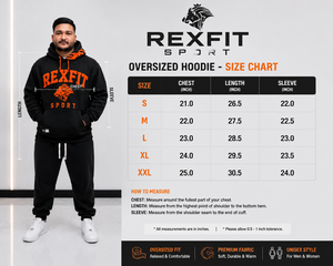 Sudadera con Capucha Negra Personalizada para Hombre, Bordado de Chenilla Naranja, Felpa Gruesa, Estilo Urbano Oversize, Ajuste Casual - Product Image 5