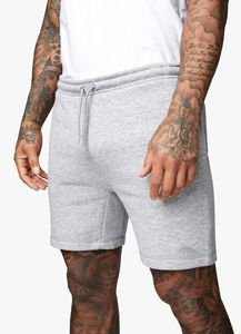 Shorts de sport pour hommes, vente en gros, entraînement actif, course à pied, séchage rapide, respirant, Oxford, 5 pouces, taille élastique, coupe asymétrique, couleur unie - Product Image 4