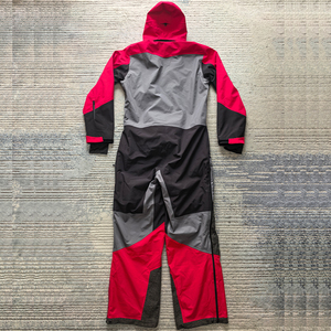 ชุดเซ็ตสองชิ้นลำลองน้ำหนักเบาสำหรับผู้ชาย ลายปะติดปะต่อ สไตล์วินด์เบรกเกอร์ ชุดวอร์มแนวสตรีท ผ้าไนลอน ชุดแจ็คเก็ตซิปและกางเกงขายาว - Product Image 6