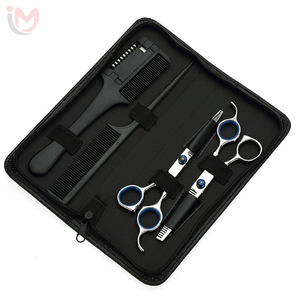 Kit de rasage professionnel pour barbier, ensemble de toilettage, rasoir droit, peigne ou ciseaux et bol, parfait pour le rasage à domicile, luxe - Product Image 3